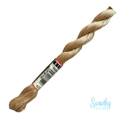 DMC 5 Pearl Cotton 422 Light Oak