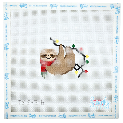 Christmas Sloth with Lights