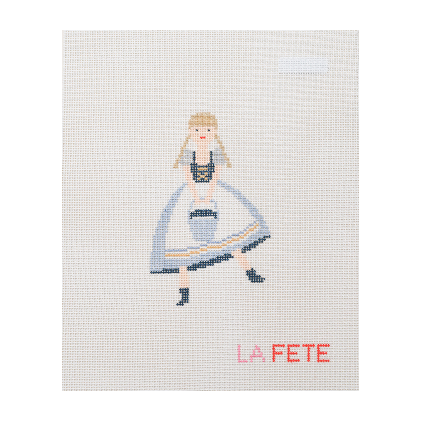 12 Days Of Christmas - Eight Maids O' Milking Hand Painted Needlepoint Canvas