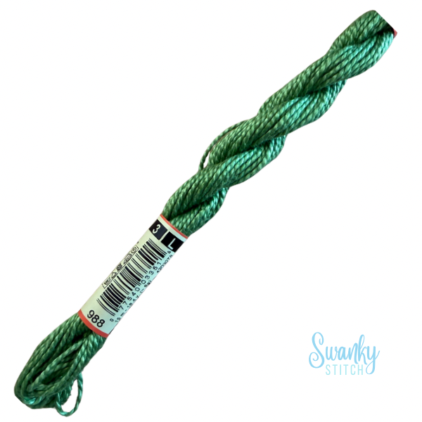 DMC 5 Pearl Cotton 988 Verbena Stem