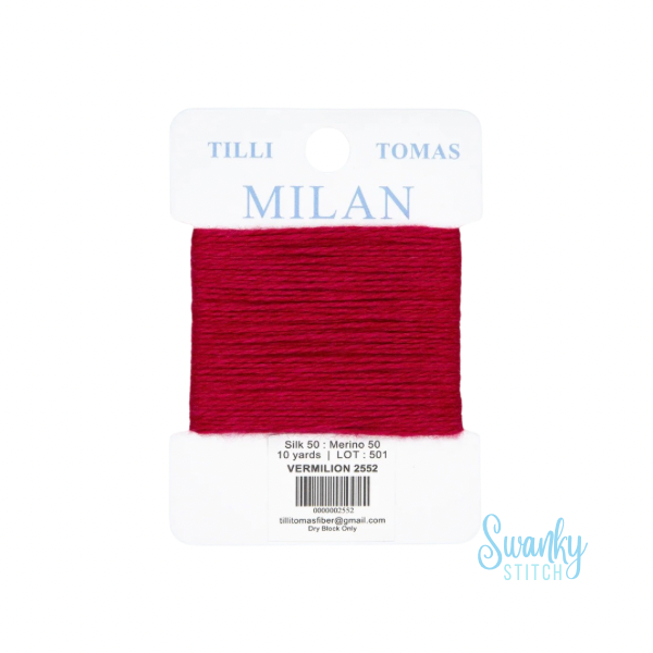 Milan Cards 2552 Vermilion
