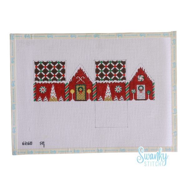 Chocolate Trellis Red Velvet, 3D Gingerbread House - 18 mesh
