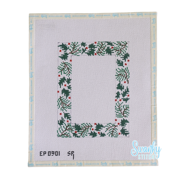 Pine Boughs and Leaves Picture Frame