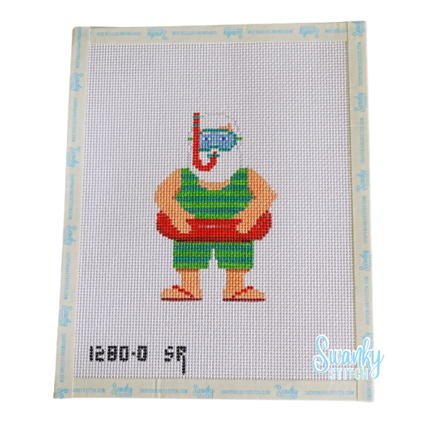 Swimming Santa - 13 Mesh