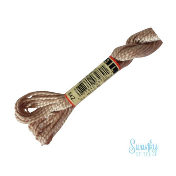 DMC 3 Pearl Cotton 842 Beige Rope