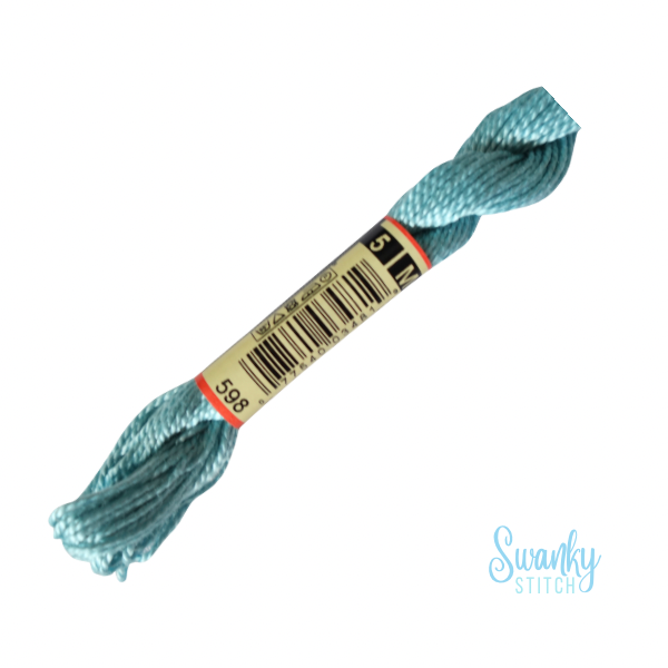 DMC 5 Pearl Cotton 598 Pale Lagoon
