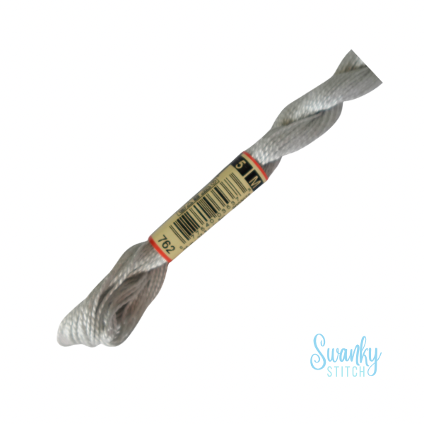 DMC 5 Pearl Cotton 762 Pearl Grey