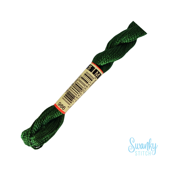 DMC 5 Pearl Cotton 986 Boxwood