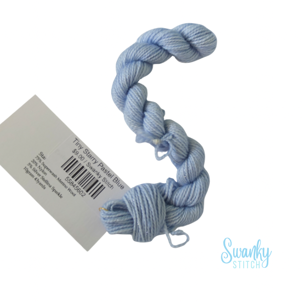 Tiny Starry Pastel Blue