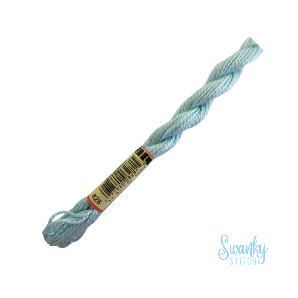 DMC 3 Pearl Cotton 828 Sea Air