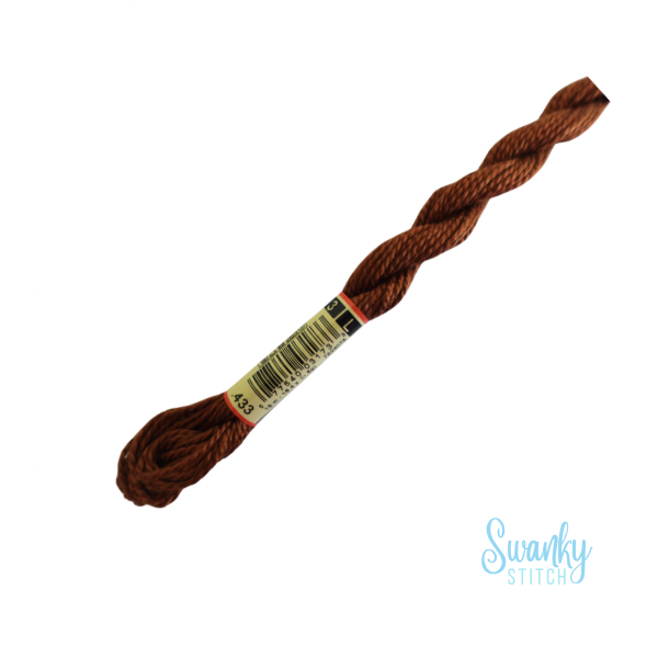 DMC 3 Pearl Cotton 433 Chocolate