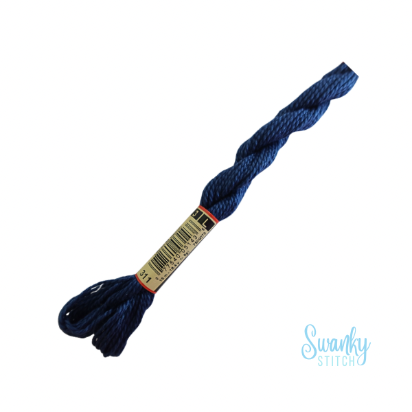 DMC 3 Pearl Cotton 311 Dark Polar Blue