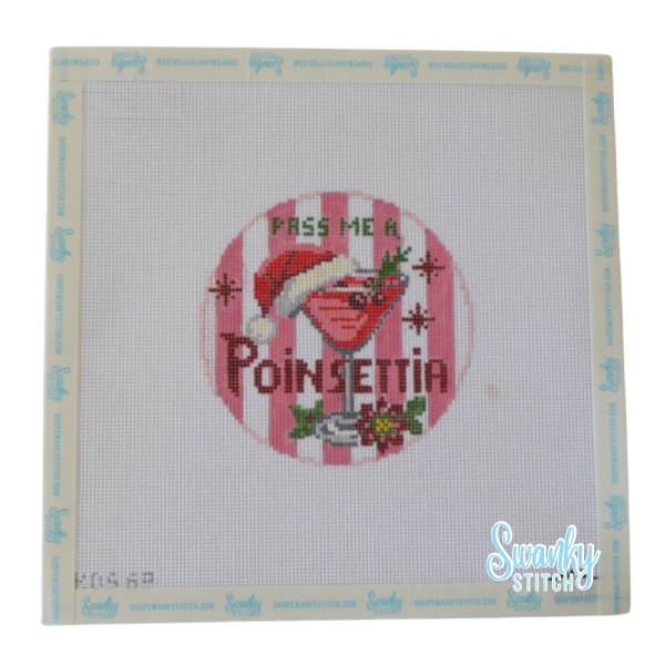 Happier Hour Coaster- Poinsetta