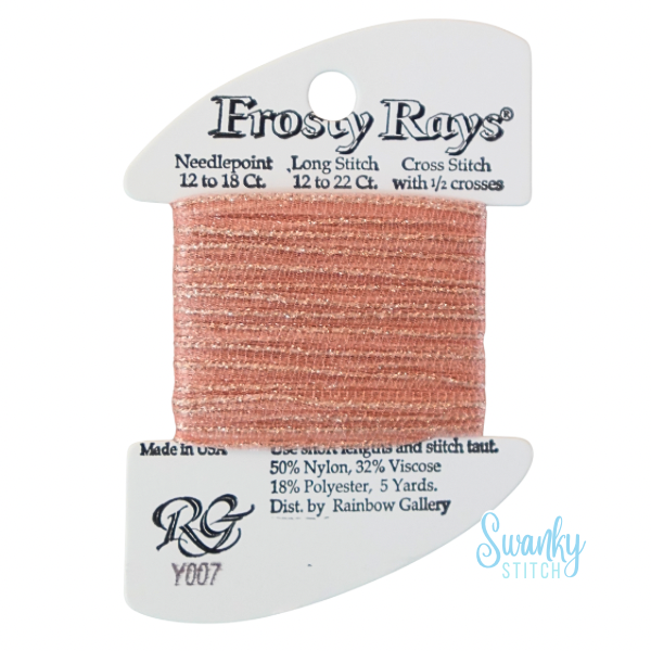 Frosty Rays Y007 Rose Peach Gloss