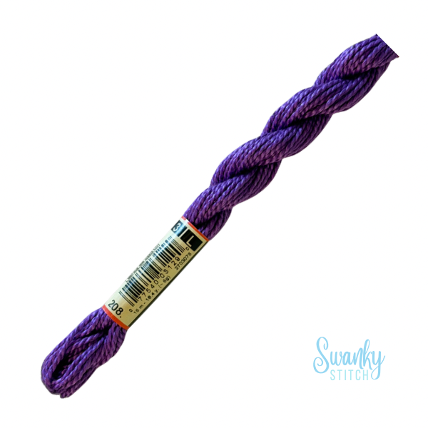 DMC 3 Pearl Cotton 208 Pansy