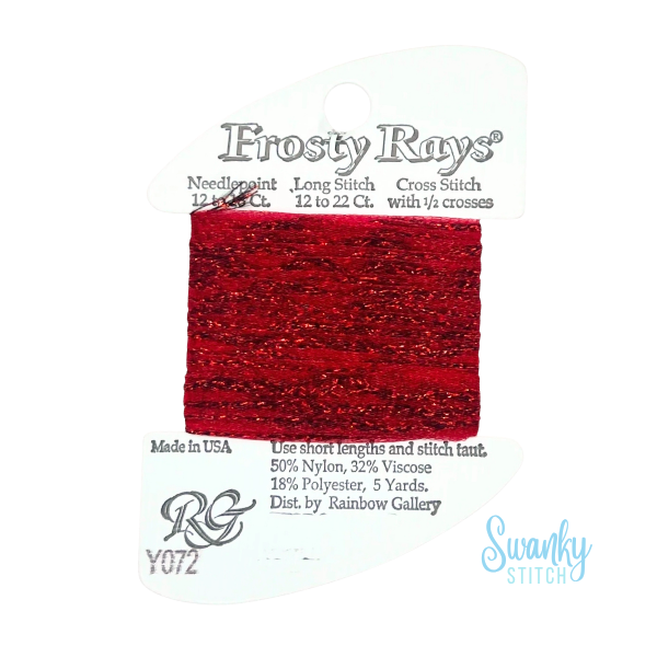 Frosty Rays Y072 Dark Red Gloss
