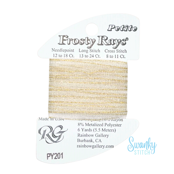 Petite Frosty Rays PY201 Pale Gold