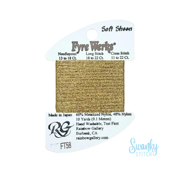 Fyre Werks Soft Sheen FT58 Gold