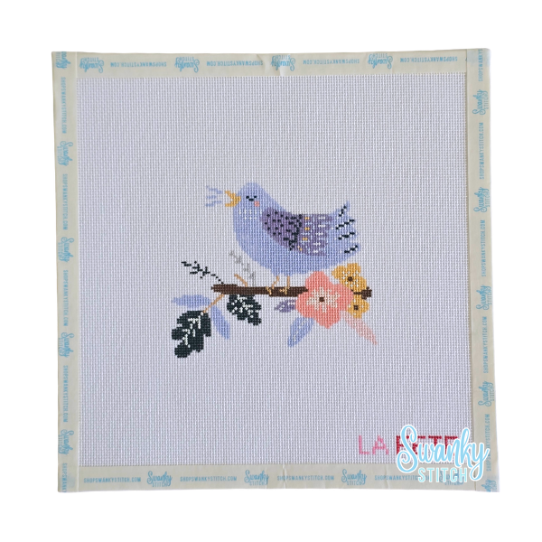 12 Days Of Christmas - Four Calling Birds Hand Painted Needlepoint Canvas