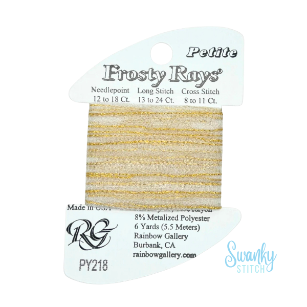 Petite Frosty Rays PY218 Gold Ice