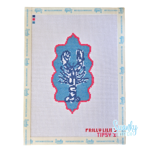 Frilly Lillies 18 Mesh Blue Lobster