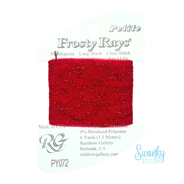 Petite Frosty Rays PY072 Dark Red Gloss