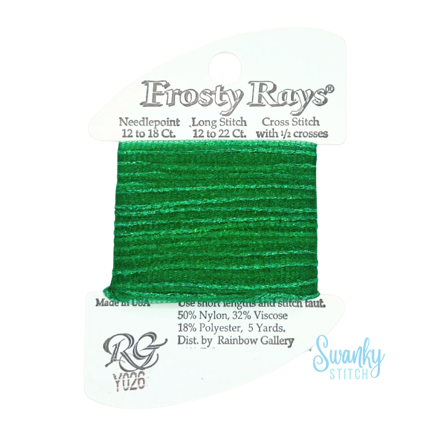 Frosty Rays Y026 Christmas Green Gloss