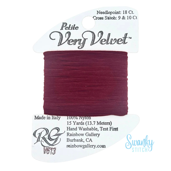 Petite Very Velvet V613 Burgundy