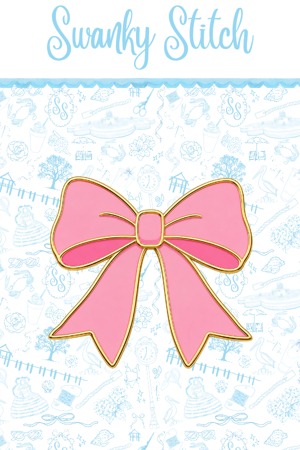 Pink Bow Needle Minder