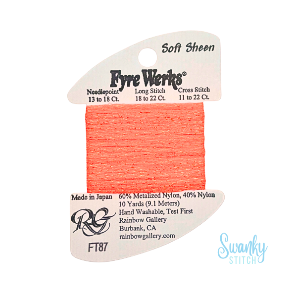 Fyre Werks Soft Sheen FT87 Vibrant Orange
