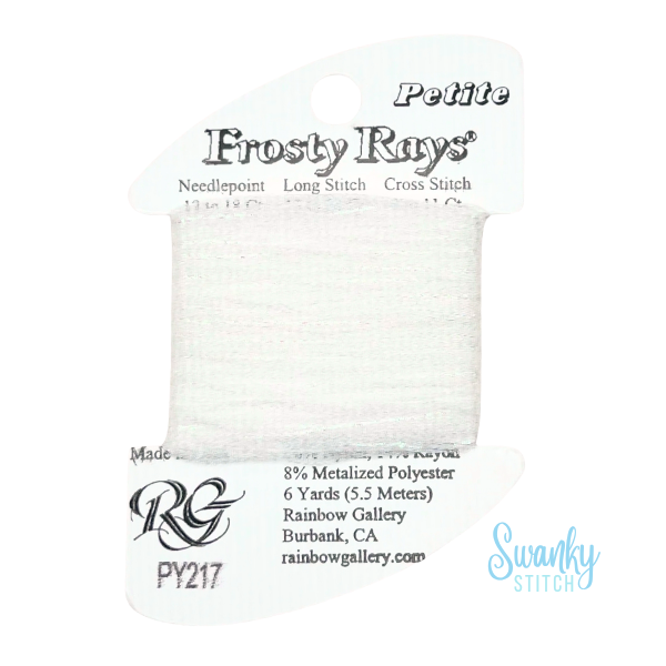 Petite Frosty Rays PY217 White Pearl