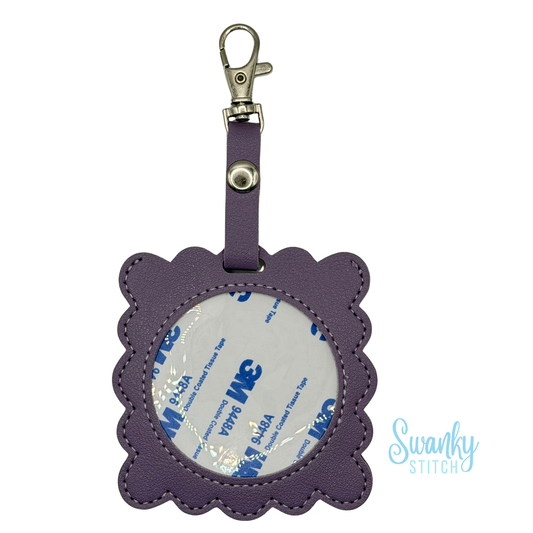 Keychain Scallop Square