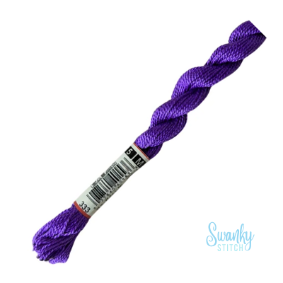 DMC 5 Pearl Cotton 333 Very Dark Blue Violet