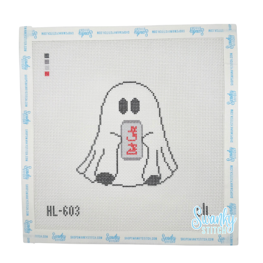 Diet Boo - Ghost Holding a Diet Soda
