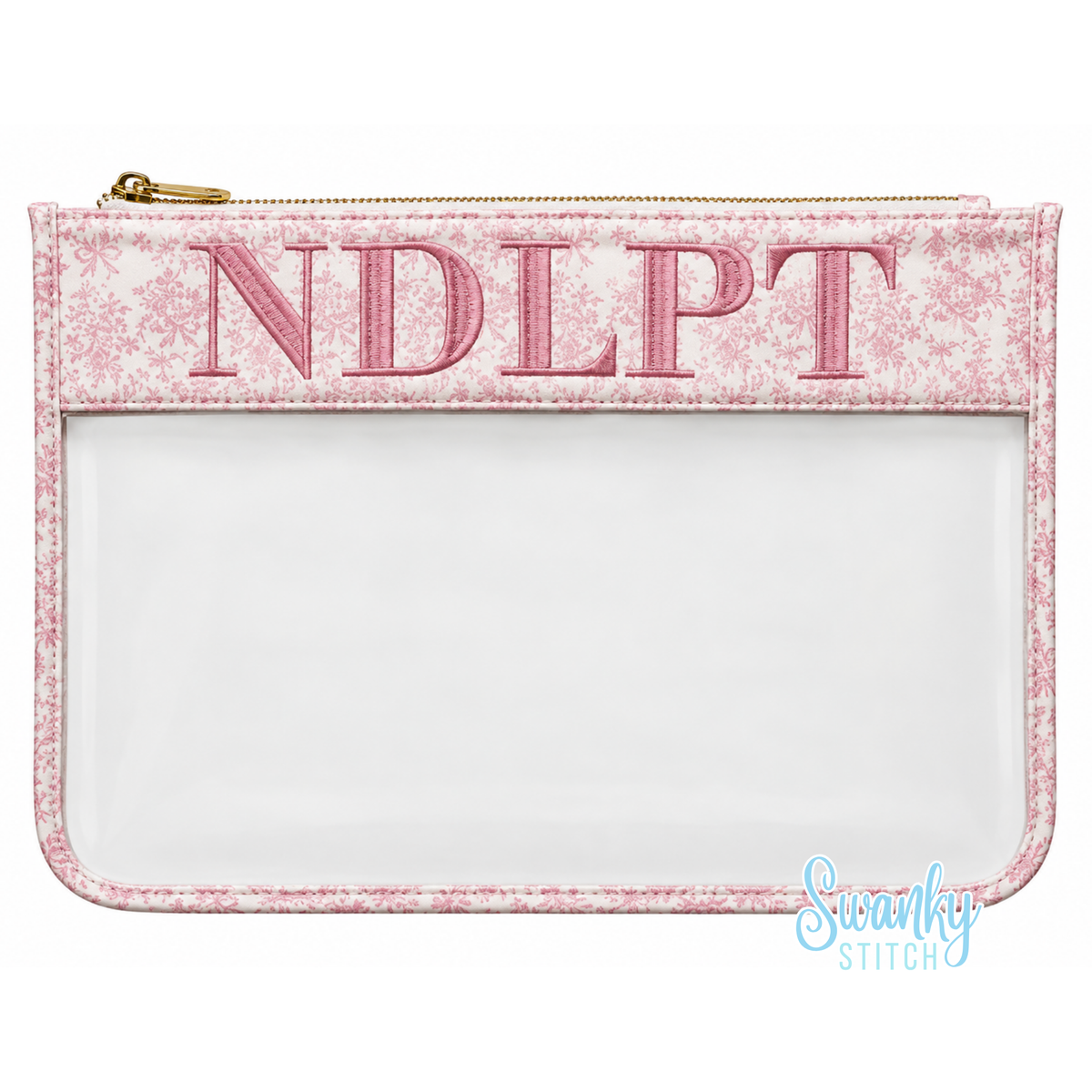 Pink Floral NDLPT Project Bag
