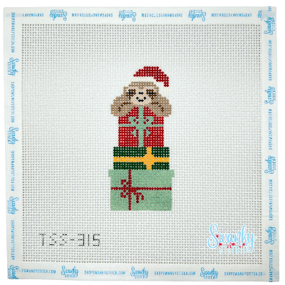 Christmas Sloth with Gifts
