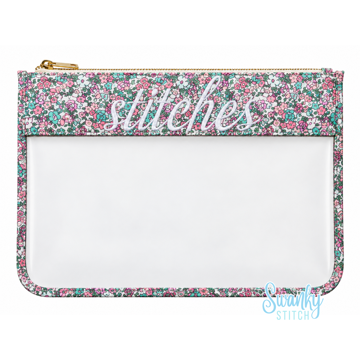Floral Stitches Project Bag
