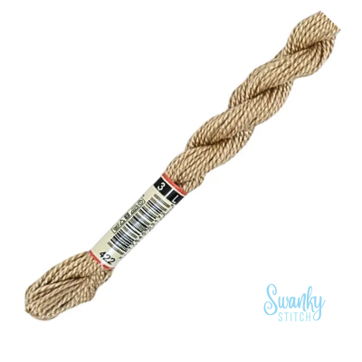 DMC 3 Pearl Cotton 422 Light Oak