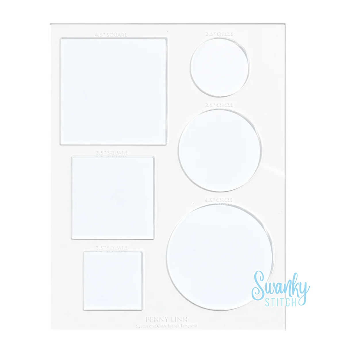 Half Inch Acrylic Stencil Set