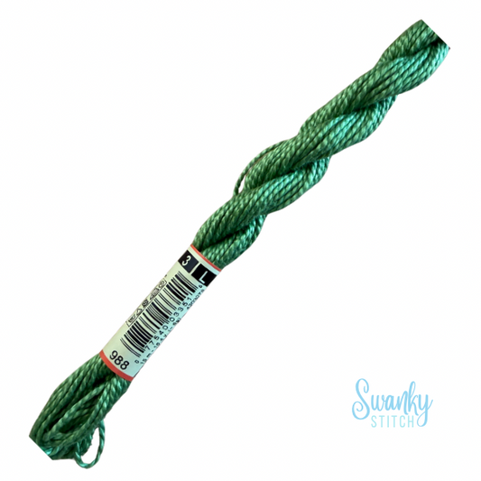 DMC 3 Pearl Cotton 988 Verbena Stem