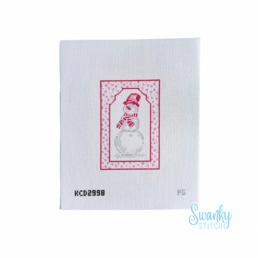 Snowman Ornament Printed Canvas