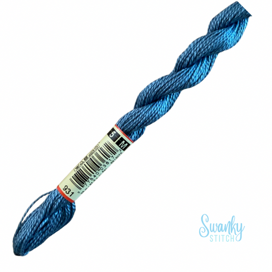 DMC 5 Pearl Cotton 931 Blue Grey