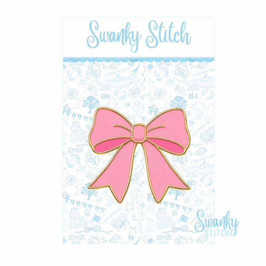 Pink Bow Needle Minder