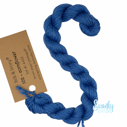 Silk & Ivory 102 Cornflower