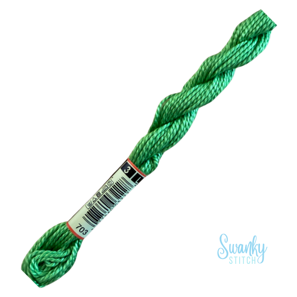 DMC 3 Pearl Cotton 703 Spring Green