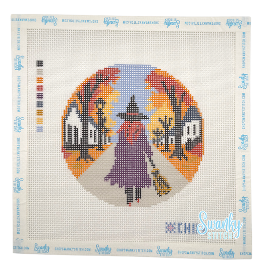 Halloween Witch Canvas