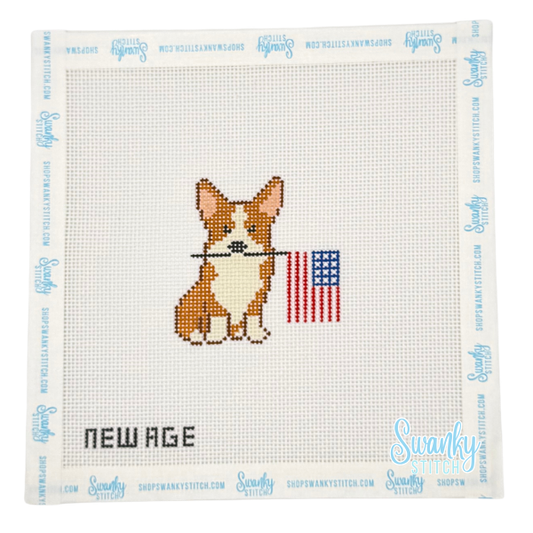 Patriotic Corgi