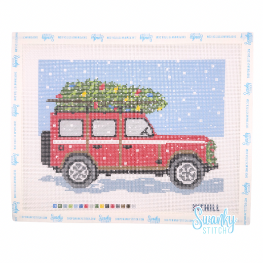 Christmas Tree on Truck