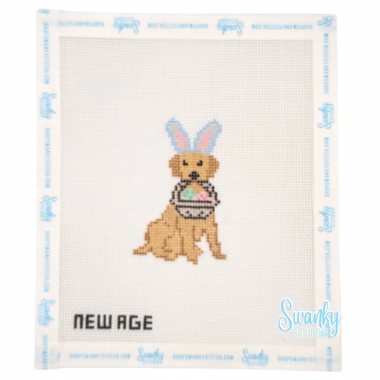Easter Golden Retriever Canvas