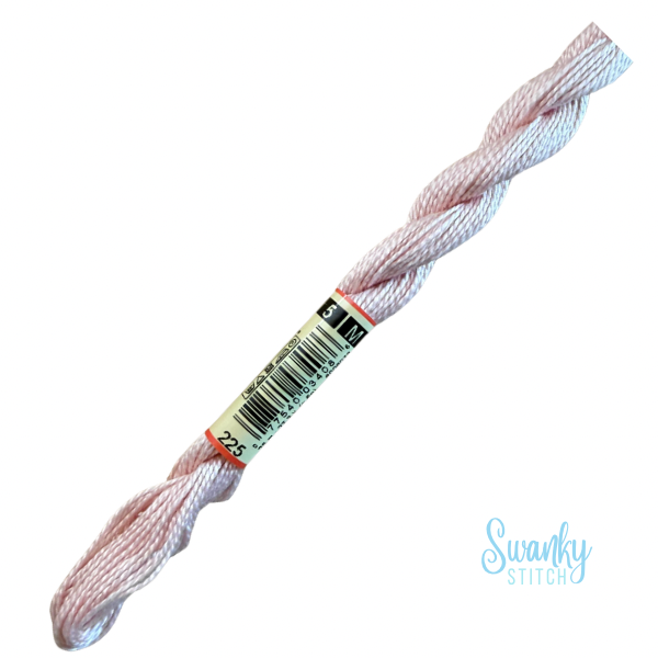 DMC 5 Pearl Cotton 225 Cherry Blossom
